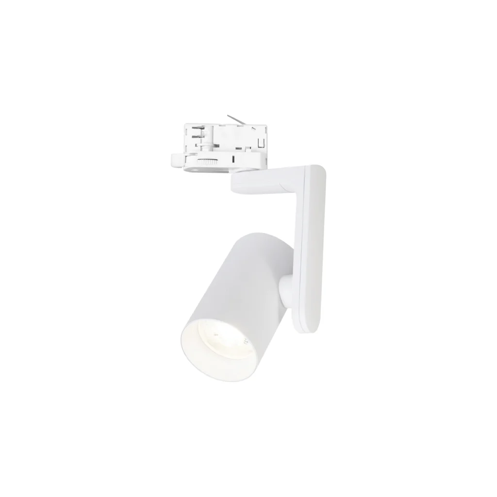 EMBER 1 3F4Wires GU10 Track Light with Arm WH