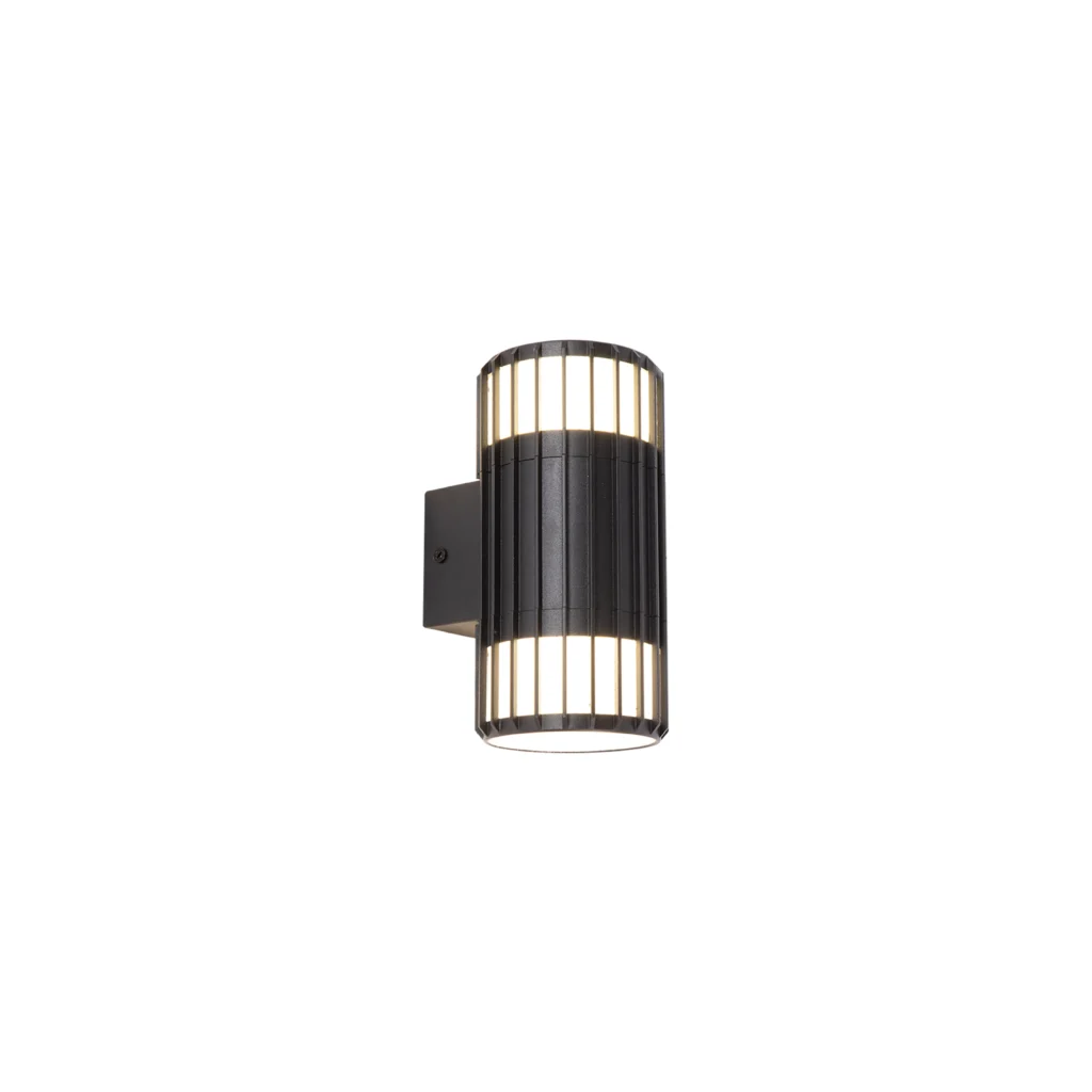 Ellery 2 GX53 IP54 Outdoor Wall Lamp BK