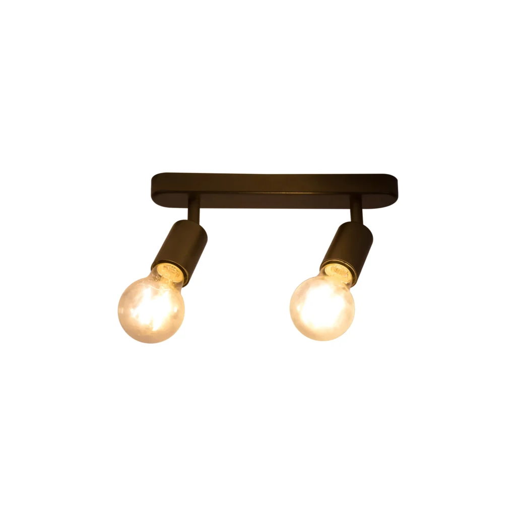 CAME 2 E27 Ceiling Spot Light BK