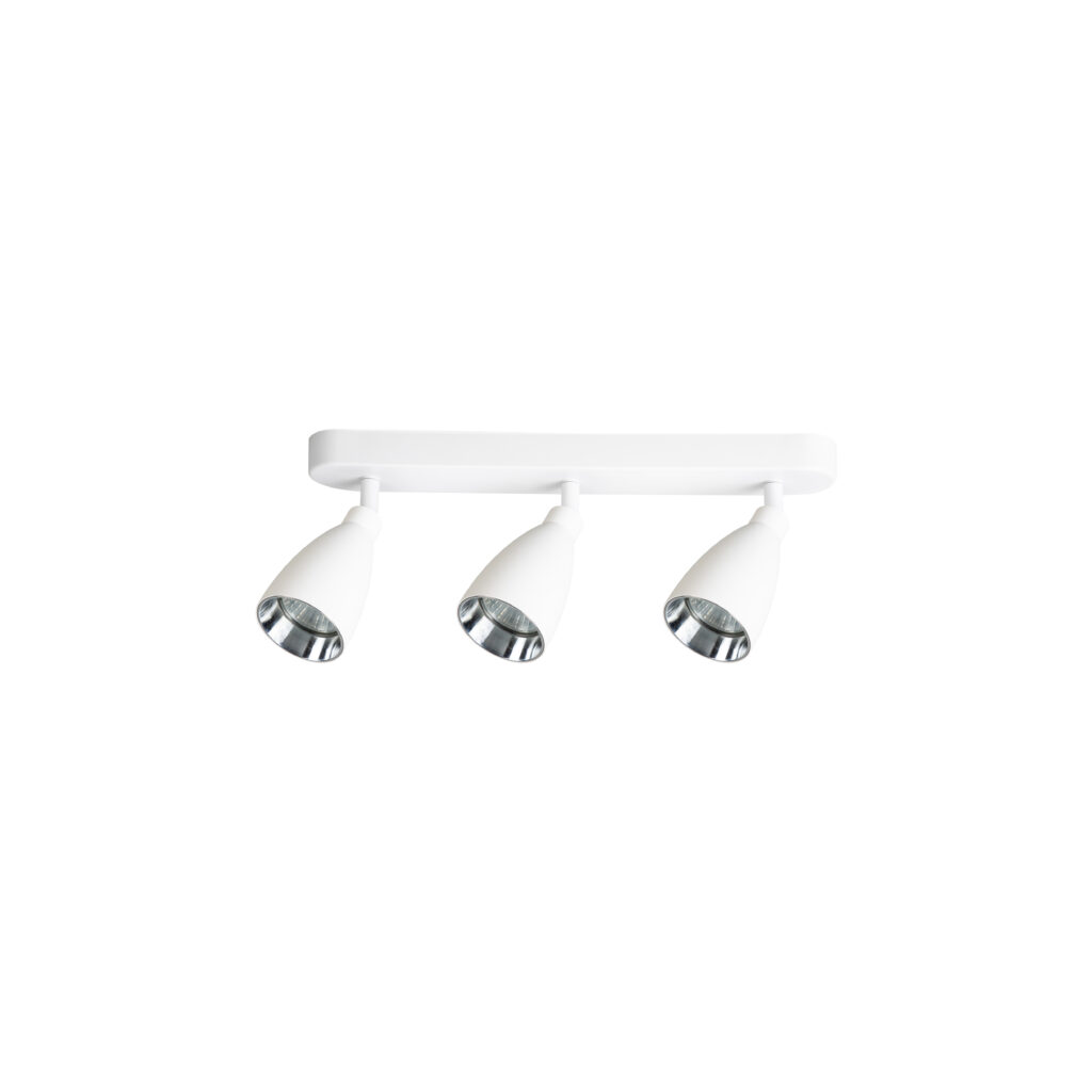 CIRC 3L GU10 Trumpet Ceiling Spot Lights WH
