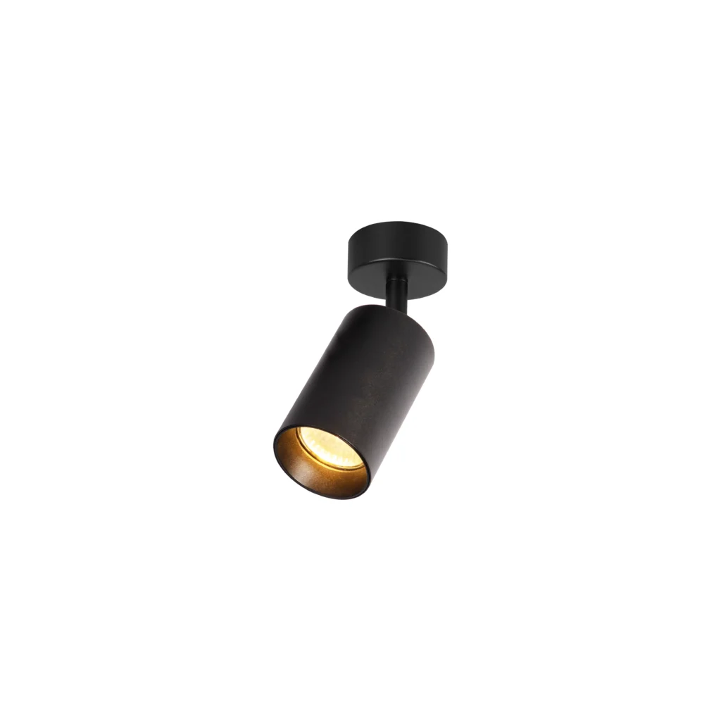 FLINT 1 GU10 Ceiling Spot Light BK