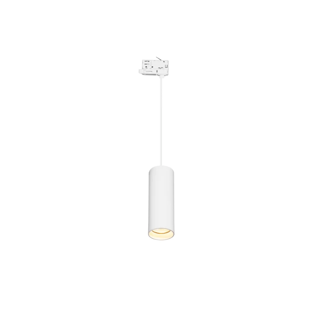MICA 3F4Wires GU10 Track Pendant Spot Light WH