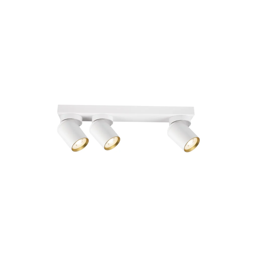 GEO 3 GU10 Ceiling Spot Light WH