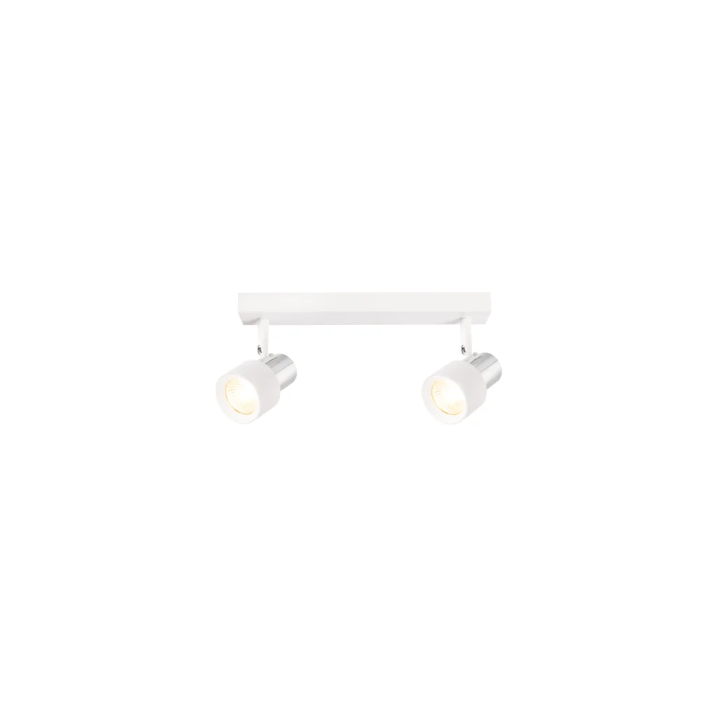 GARNET 2 GU10 Ceiling Spot Light WH+CR