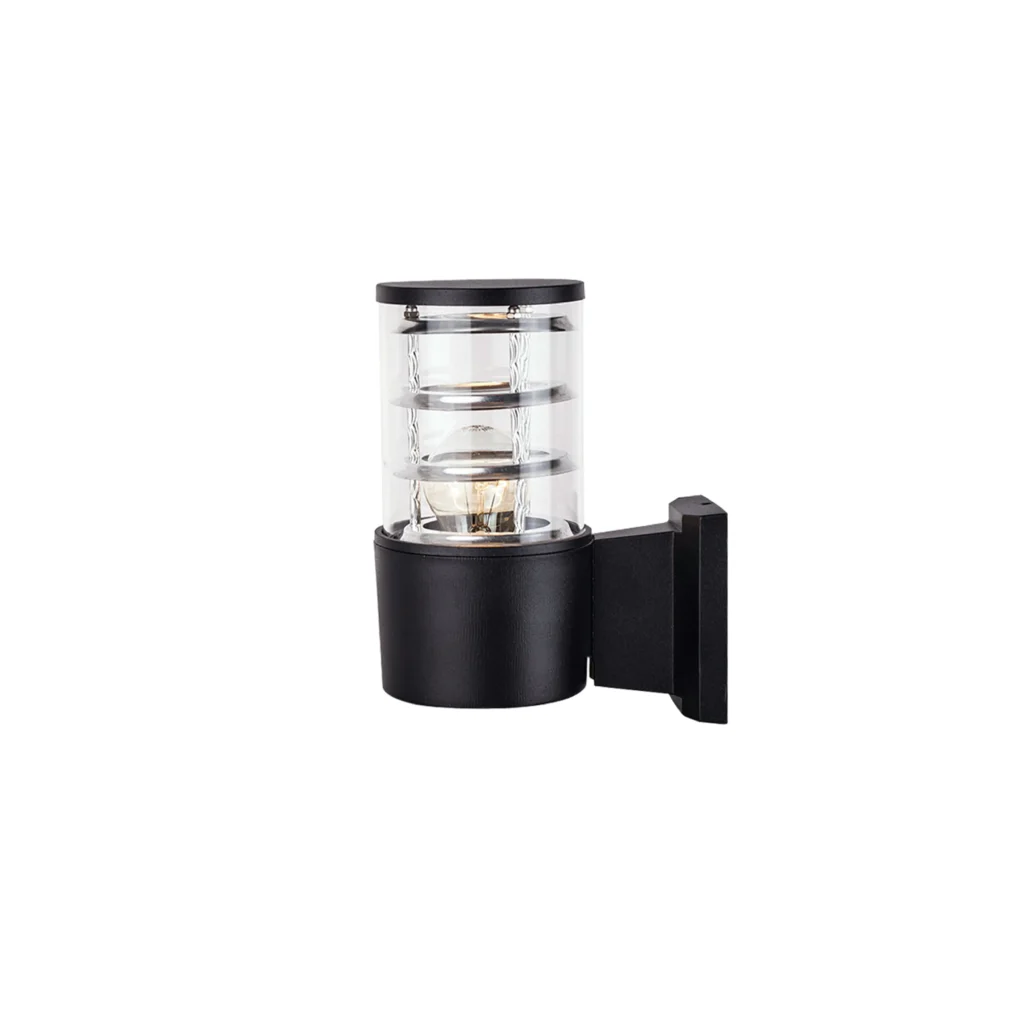 Fyra 1S E27 IP54 Outdoor Wall Lamp BK