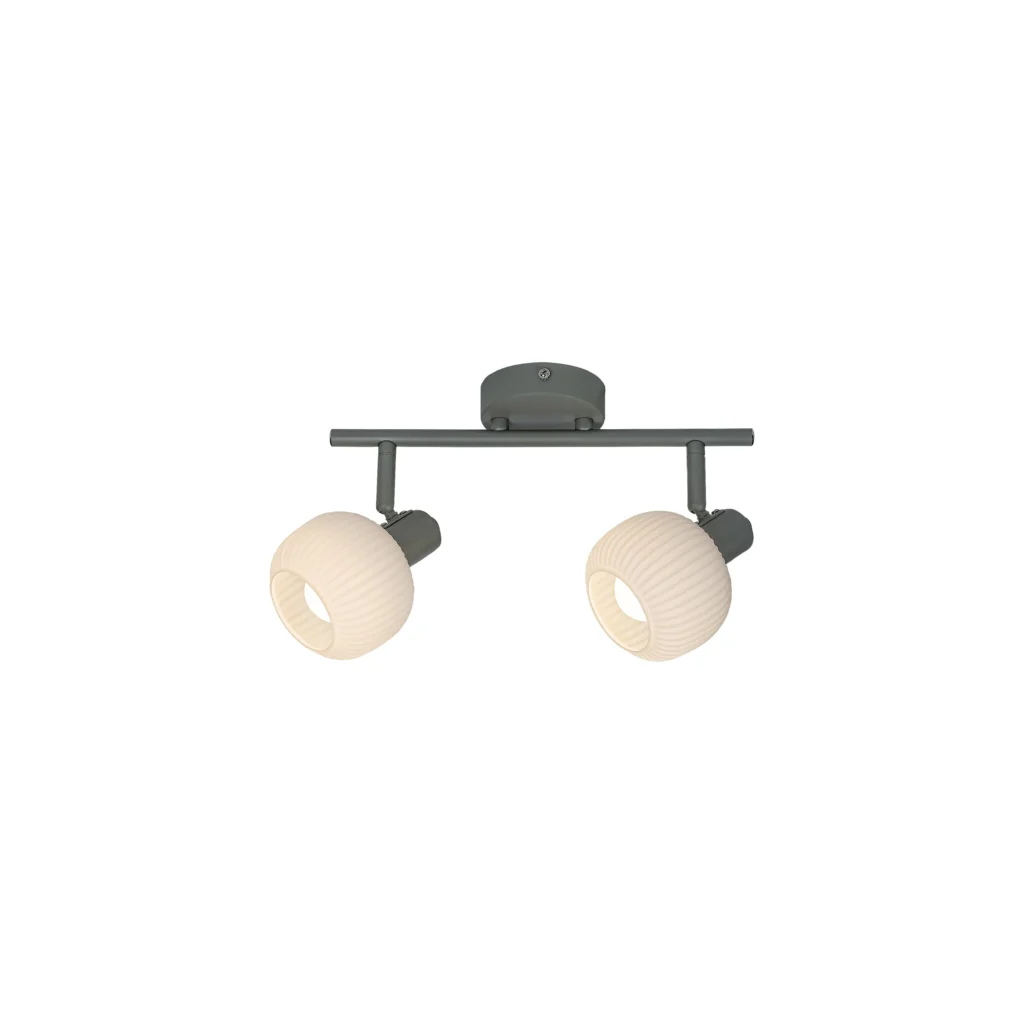 LUNO 2 E14 Ceiling Spot Light GRE