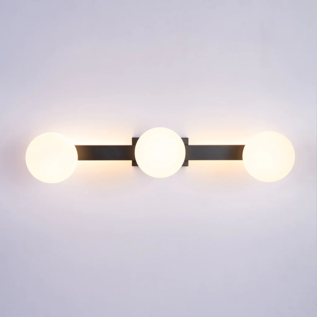 Jora 3*G9 with LED9W+LED Back Light Wall Lamp BK