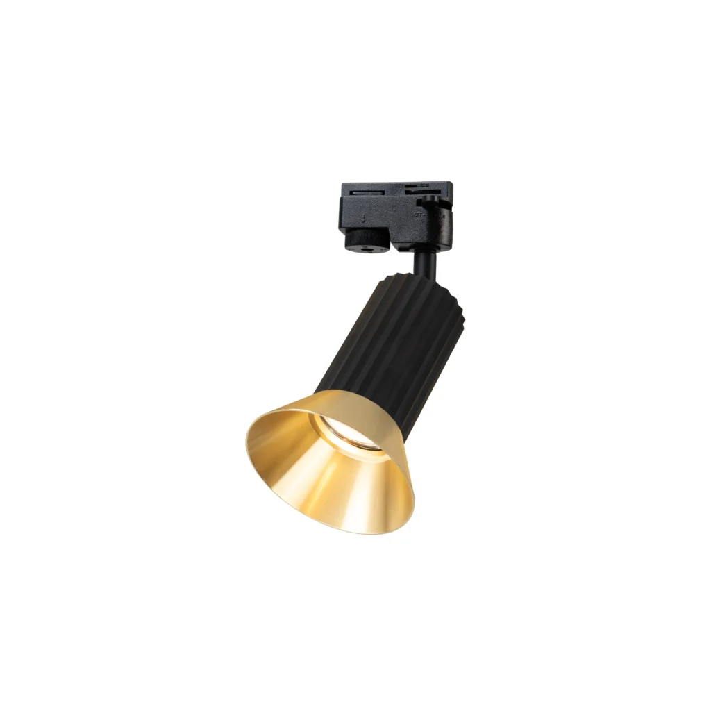 NEPHRITE GU10 1F 2Wires Track Spot Light BK