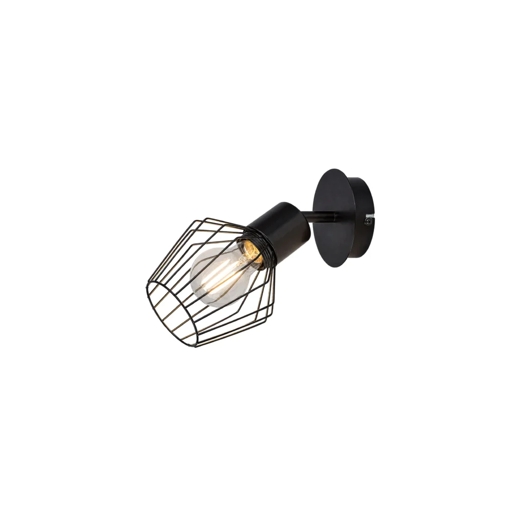 ELIO 1 E27 Ceiling Spot Light BK