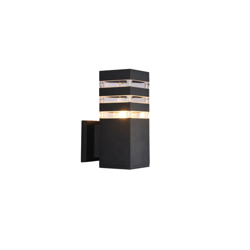 APEX 1 E27 IP54 Outdoor Wall Lamp 3 BK