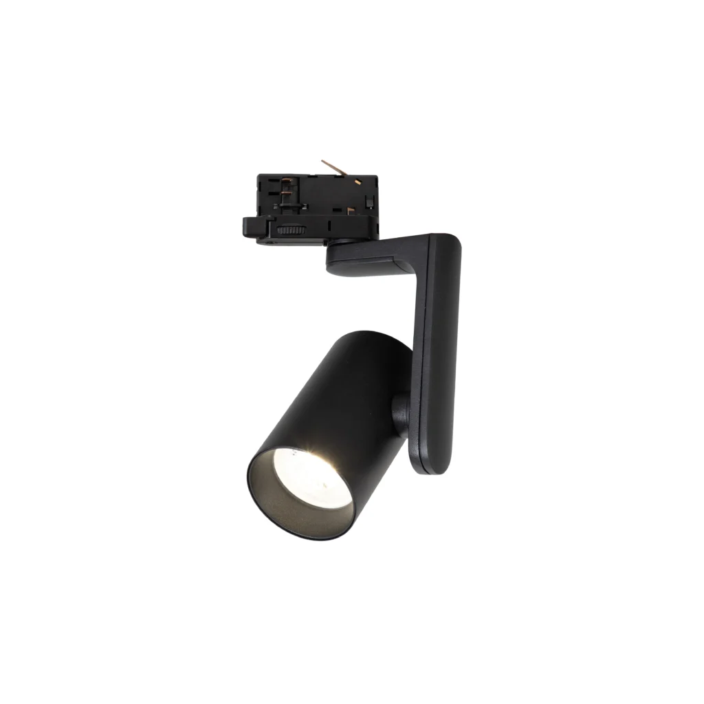 EMBER 1 3F4Wires GU10 Track Light with Arm BK