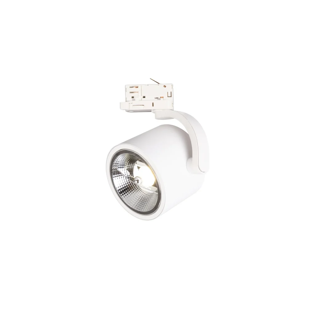 SHERA 1 3F4Wires AR111 track spot light with adaptor WH