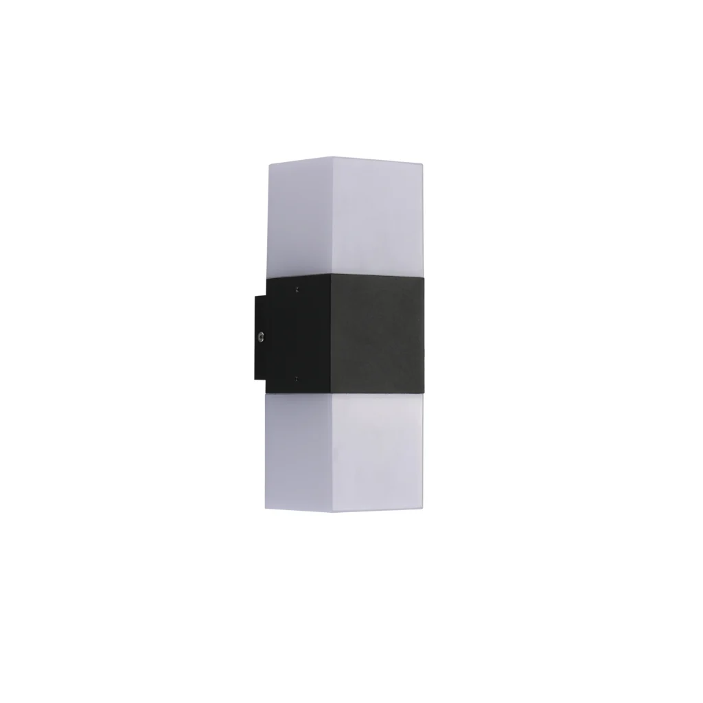 ELVON 2 E27 Outdoor IP54 Wall Lamp SQUARE