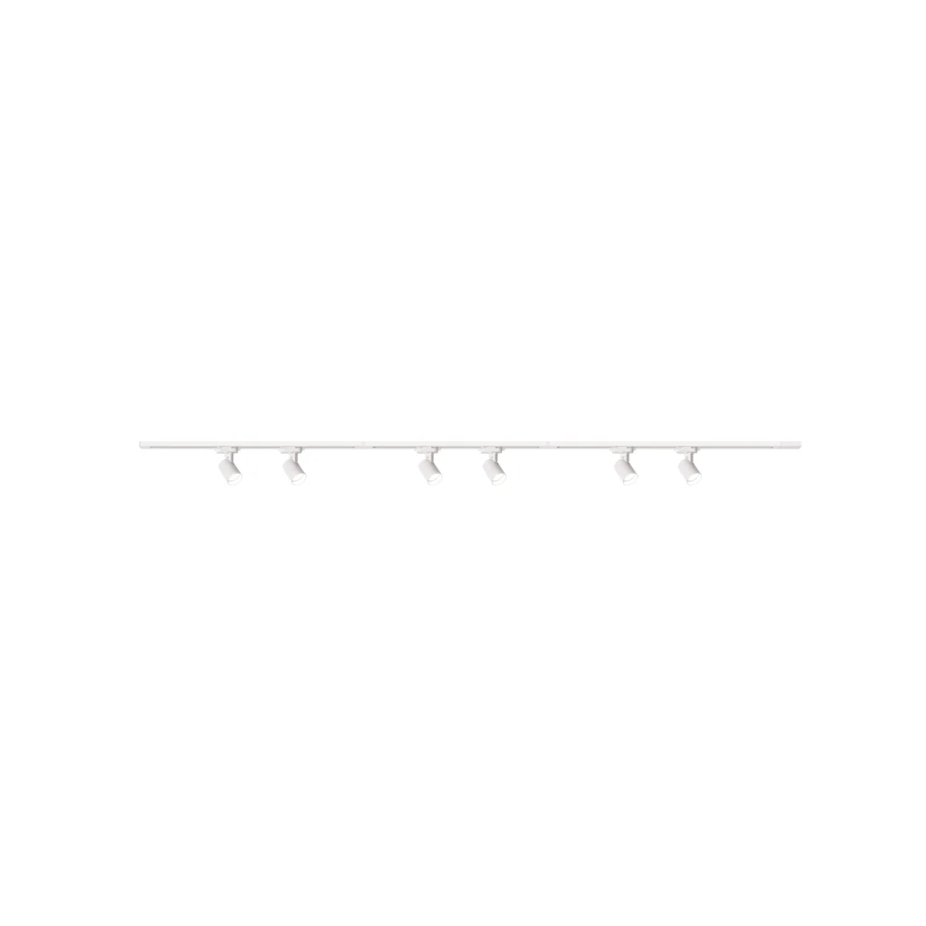 BERYL 6 GU10 track spot system WH