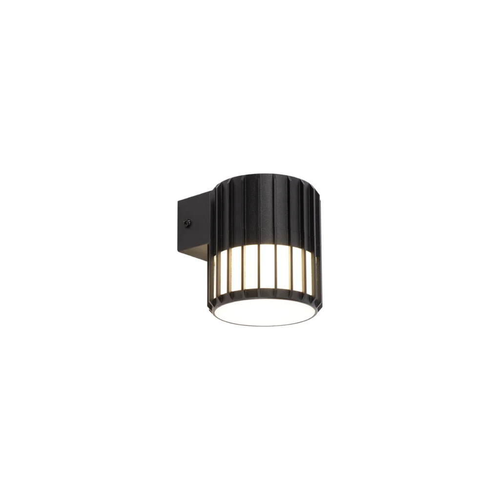 Ellery GX53 IP54 Outdoor Wall Lamp BK