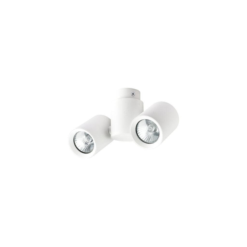 NOVA 2 GU10 Telescope Ceiling Spot Lights WH