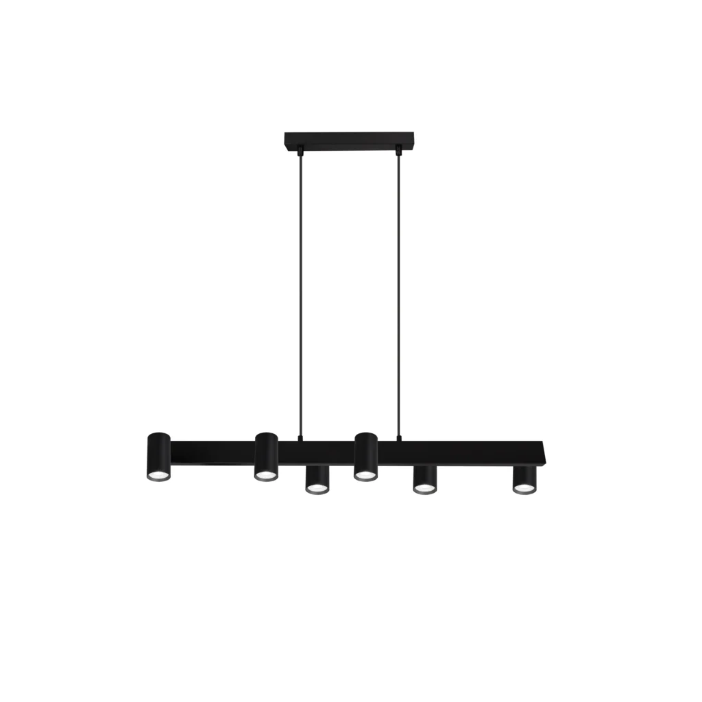 AURA 6 GU10 Pendant BK