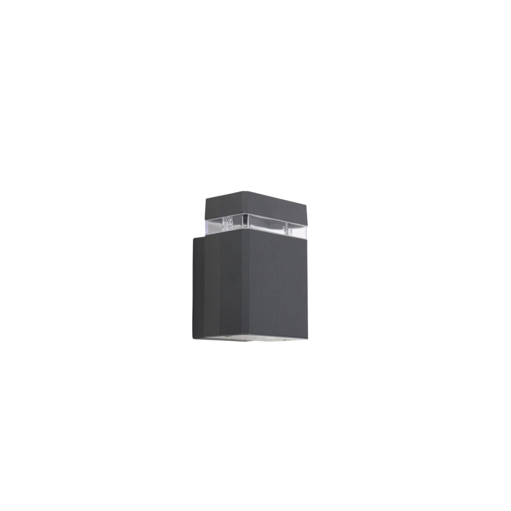 Kiln 1 GU10 IP54 Outdoor Wall Lamp BK 1