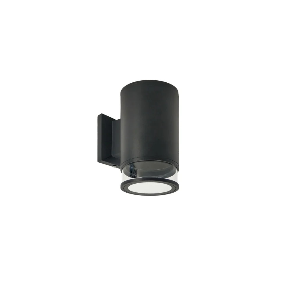 MILL 1 GU10/E27 IP54 Outdoor Wall Lamp BK