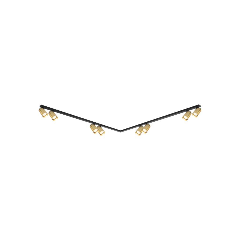 STONE 4+4 2F Ceiling Spot light GD