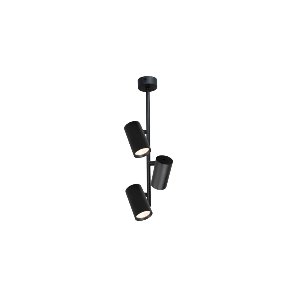 ELIXIR 3 GU10 Ceiling Spot Light BK