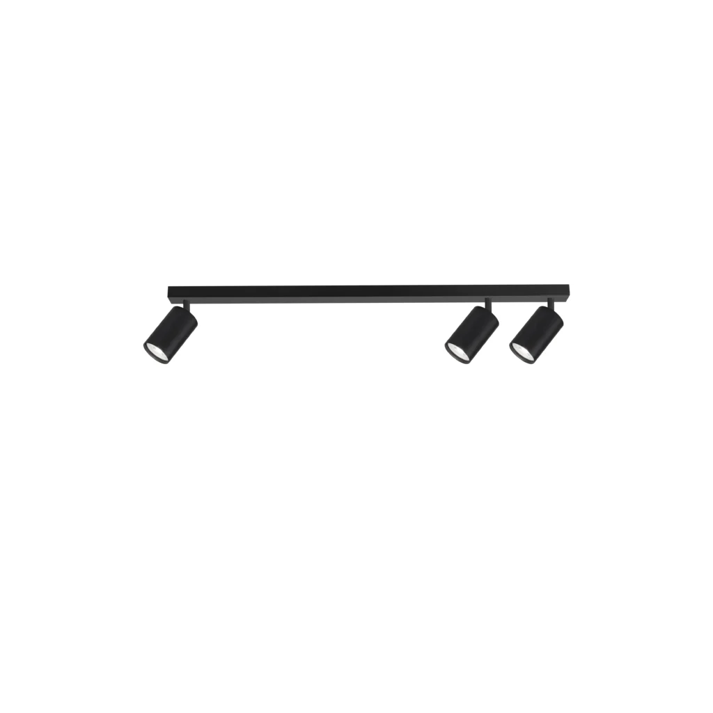 SAGE 3 GU10 Ceiling Spot Lights BK