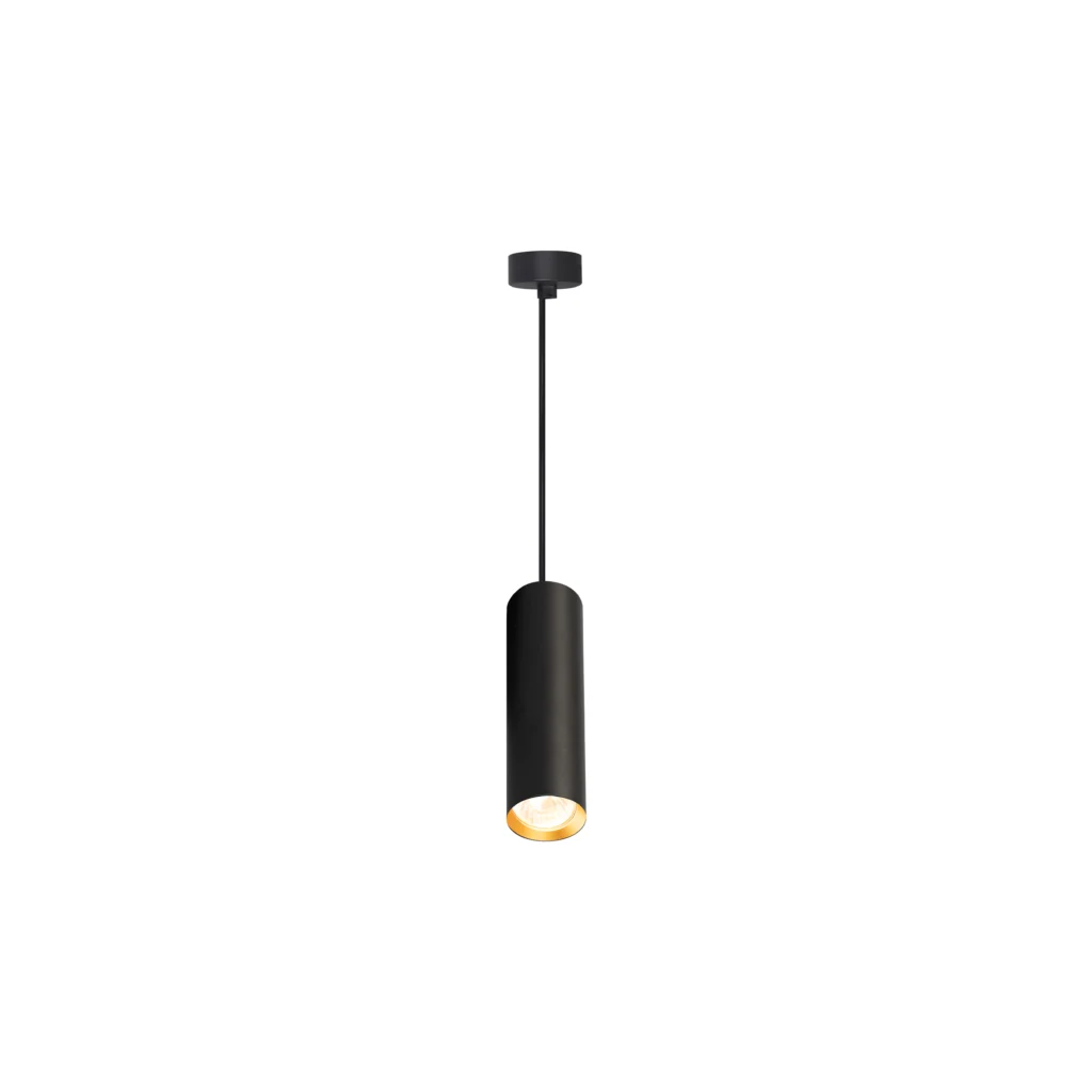 JUBILEE 1 GU10 Pendant BK base+GD ring