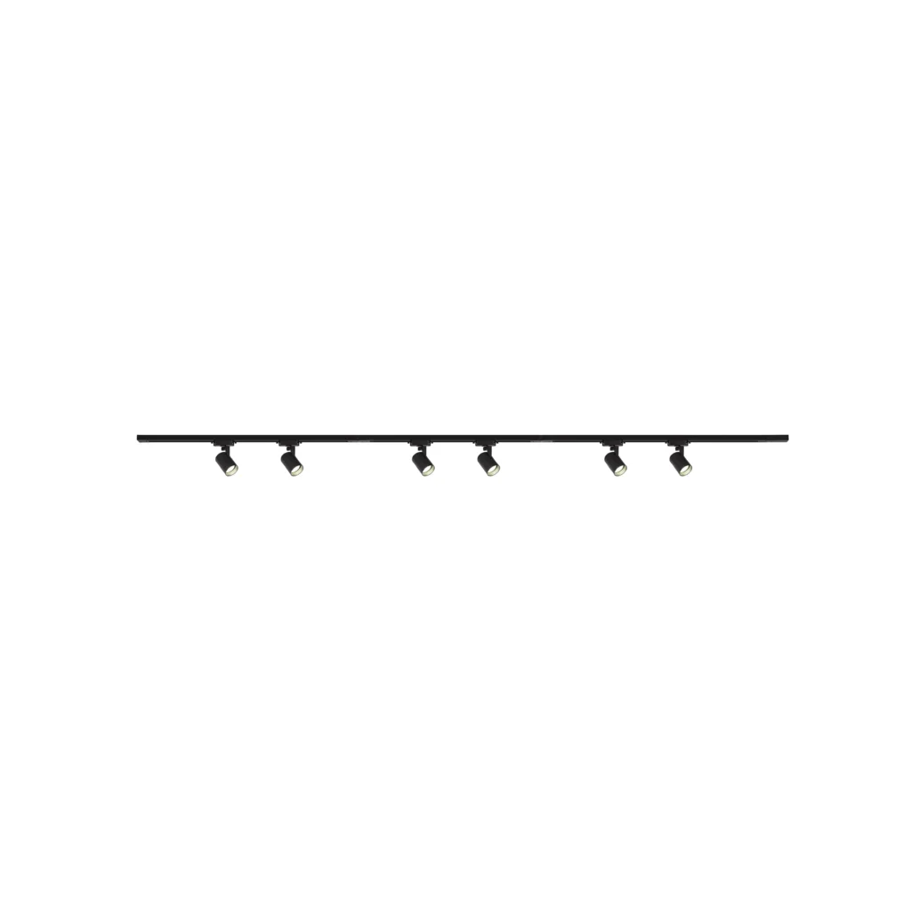 BERYL 6 GU10 track spot system BK