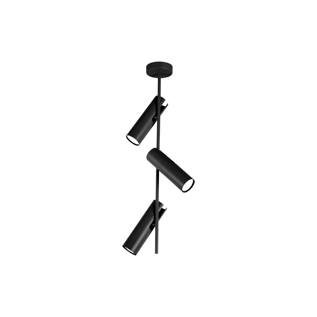 DRIFT 3 GU10 Ceiling Spot Light BK