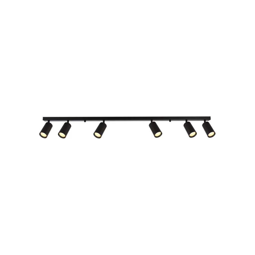 GAIA 6 GU10 Ceiling Spot Light BK
