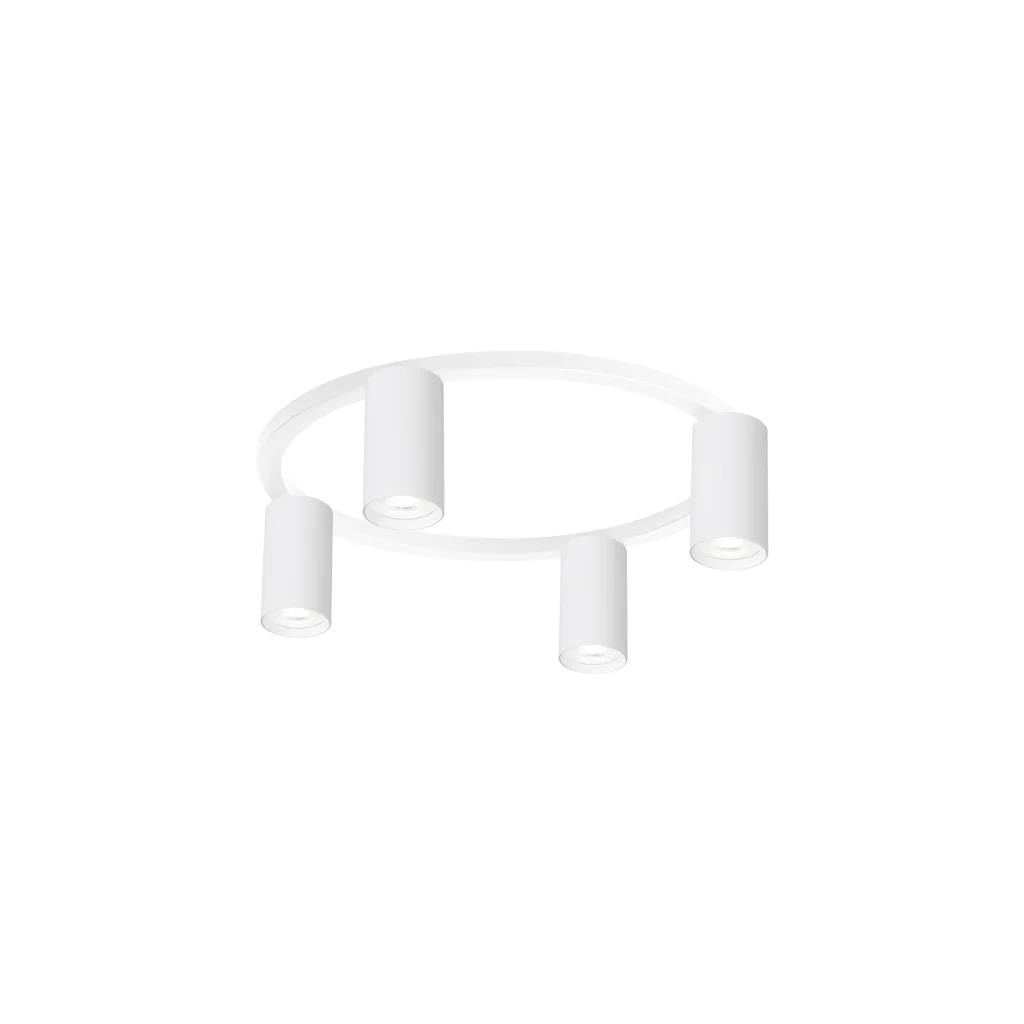 LUNA 4 GU10 Ceiling Spot Light WH
