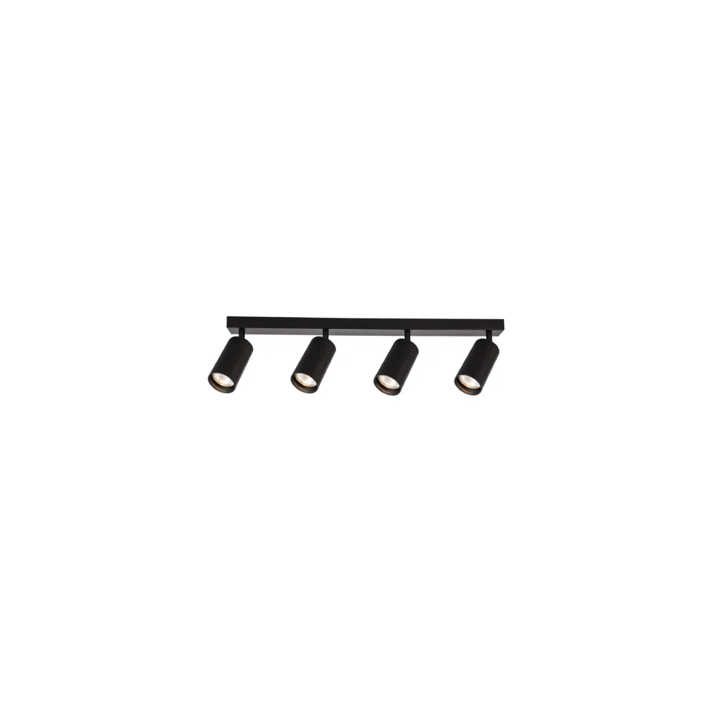 LUX 4 GU10 Ceiling Spot Light BK
