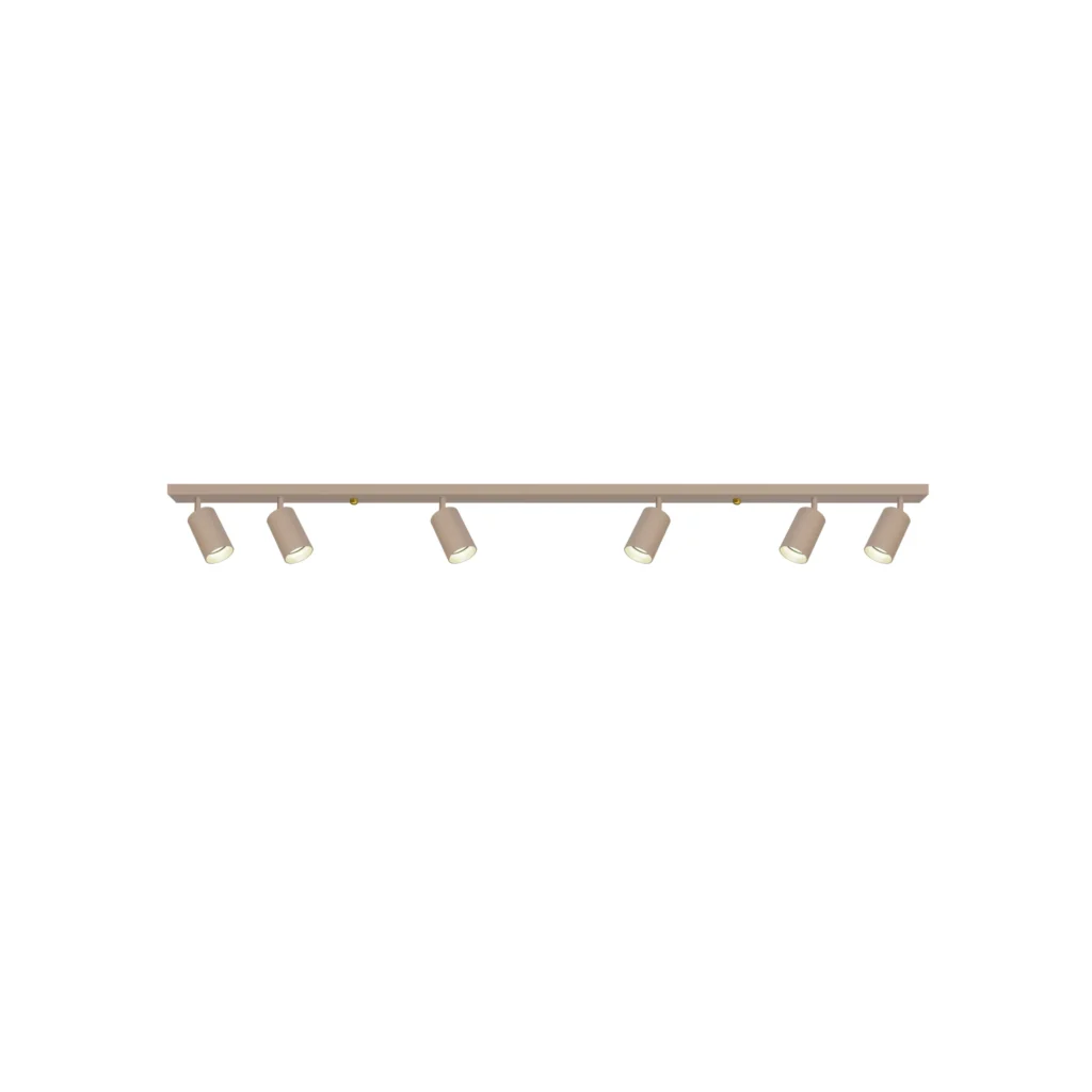 ROYA 6 GU10 Ceiling Spot Light BG