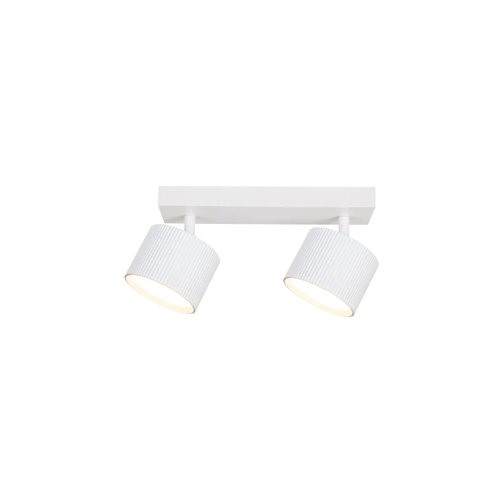 NOVA 2 GX53 Vertical Fine Ftripes Ceiling Spot Lights WH