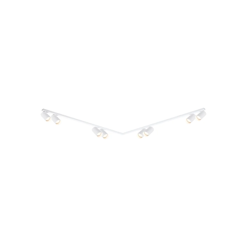STONE 4+4 2F Ceiling Spot light WH