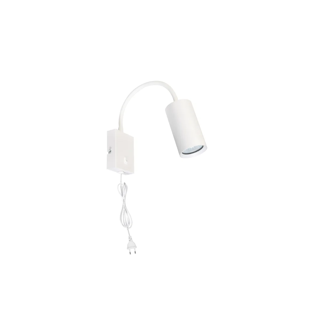 IDYLL 1 GU10 Wall Lamp with switch WH