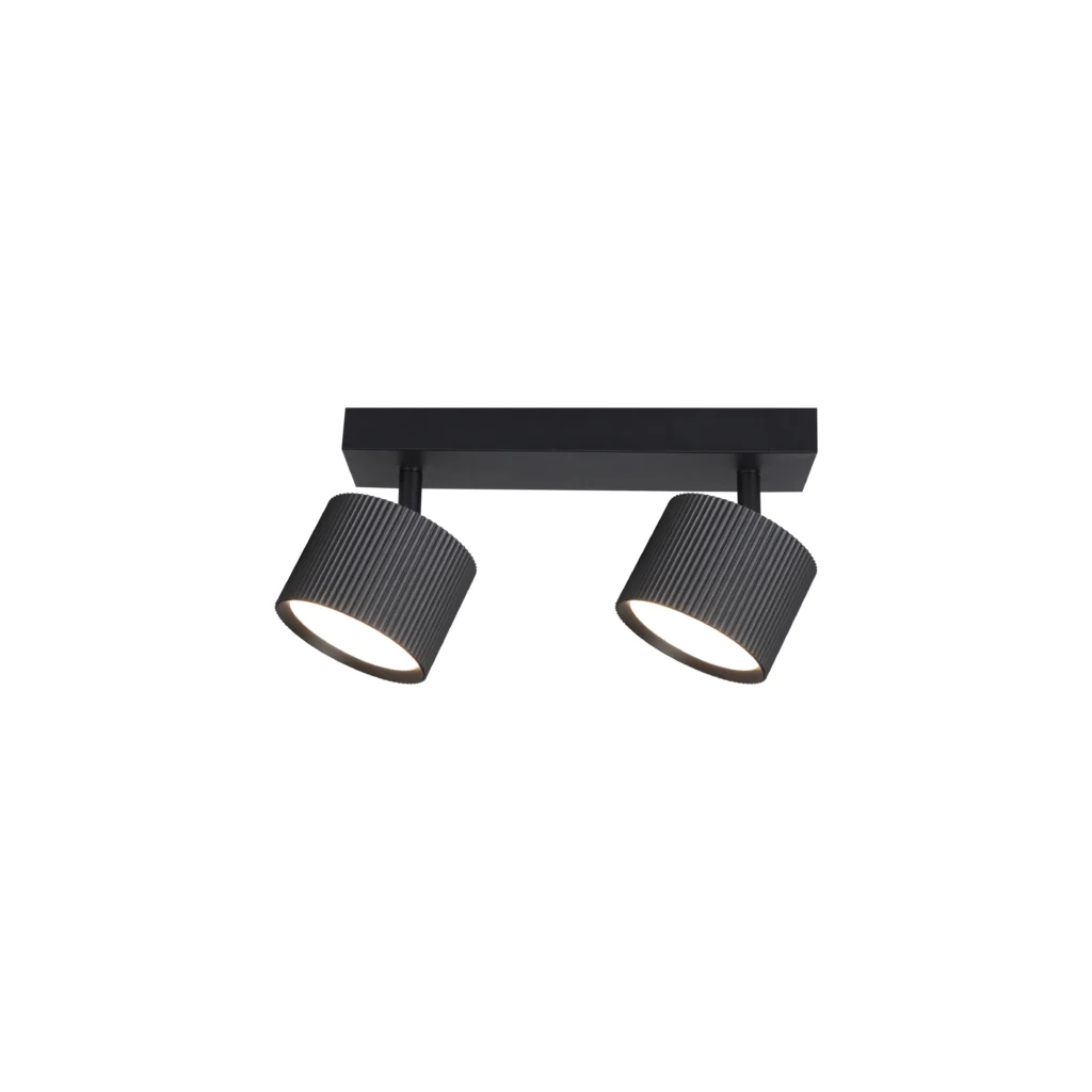 NOVA 2 GX53 Vertical Fine Ftripes Ceiling Spot Lights BK