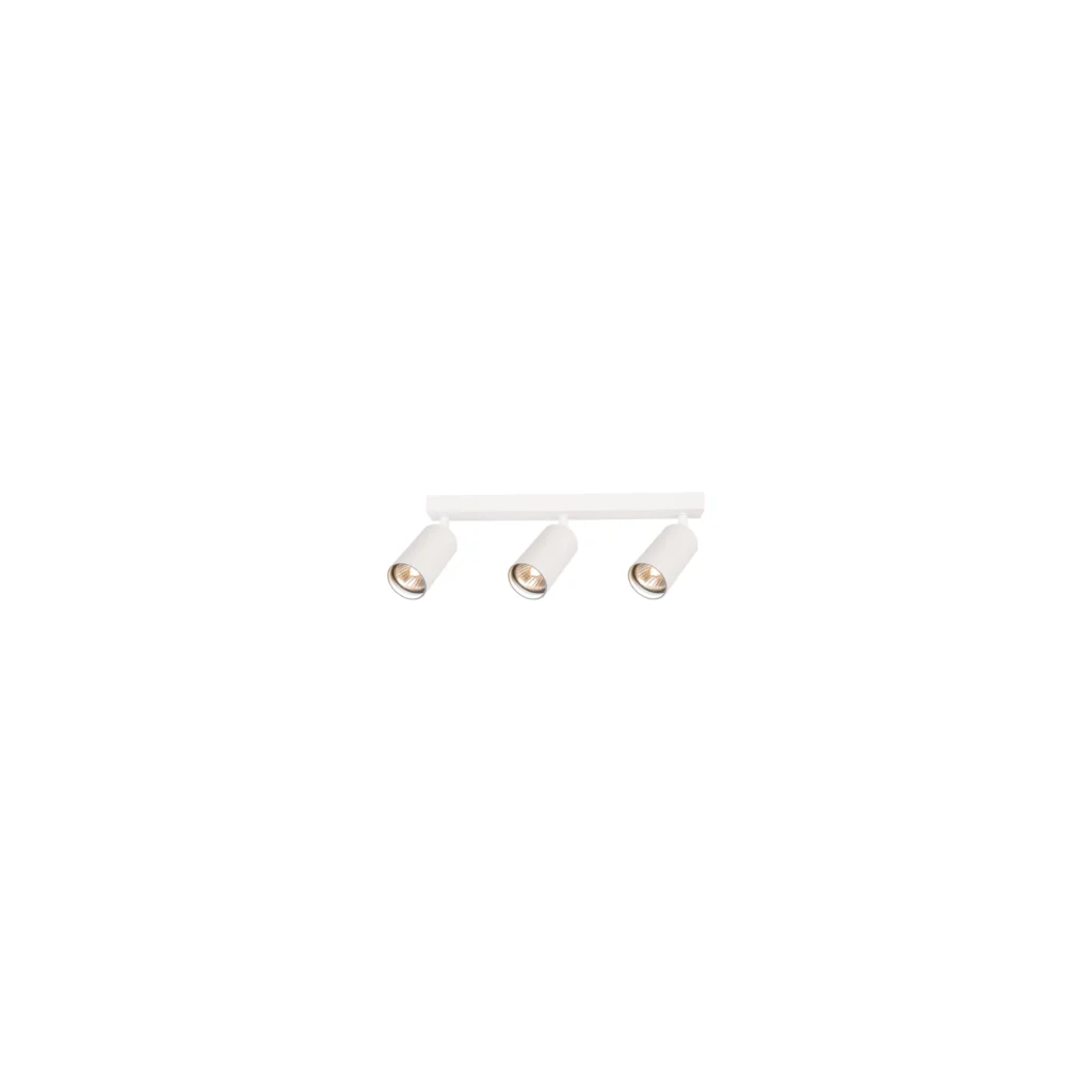 LUX 3 GU10 Ceiling Spot Light WH