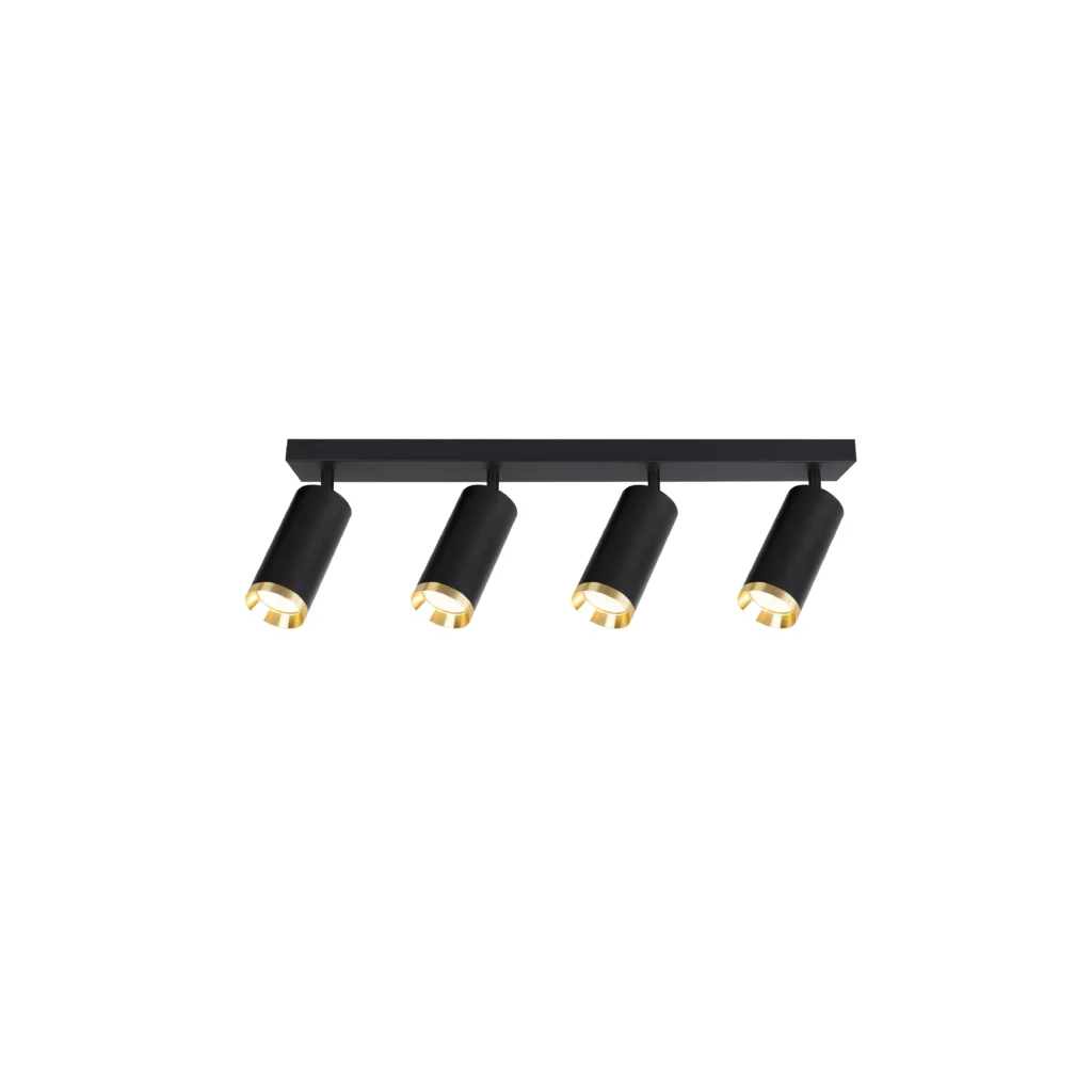 LAPIS 4 GU10 Ceiling Spot Light BK