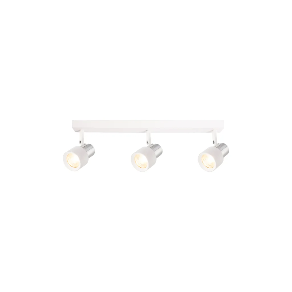 GARNET 3 GU10 Ceiling Spot Light WH+CR