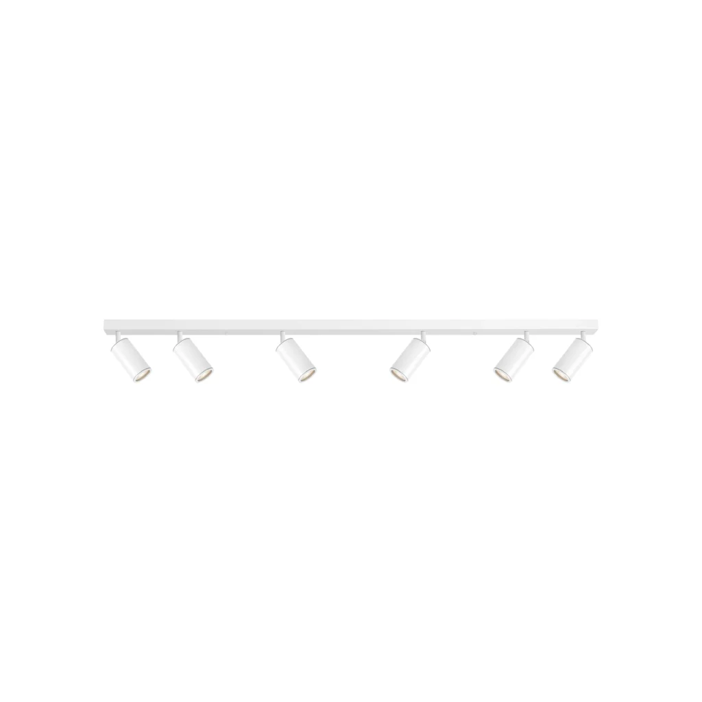 FALT 6 GU10 Ceiling Spot Light WH