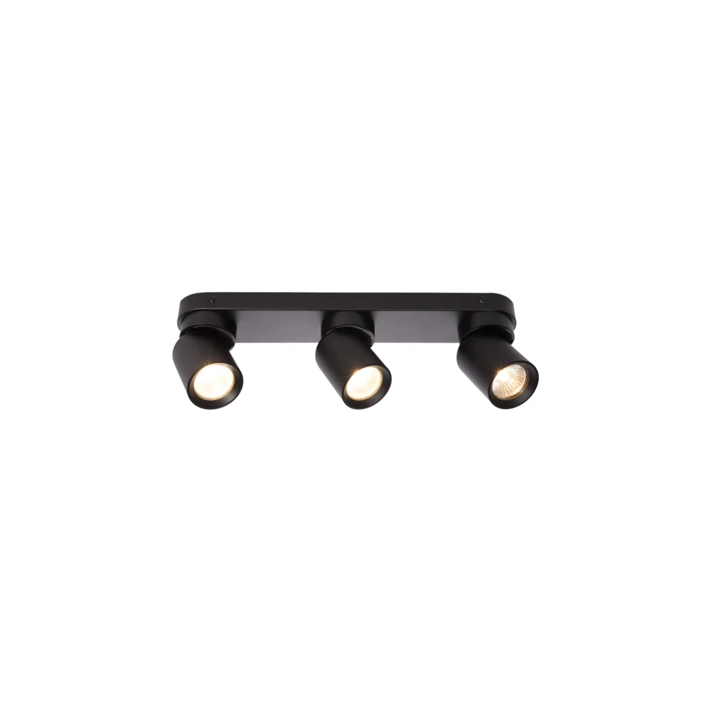 TERRA 3 GU10 Ceiling Spot Light BK