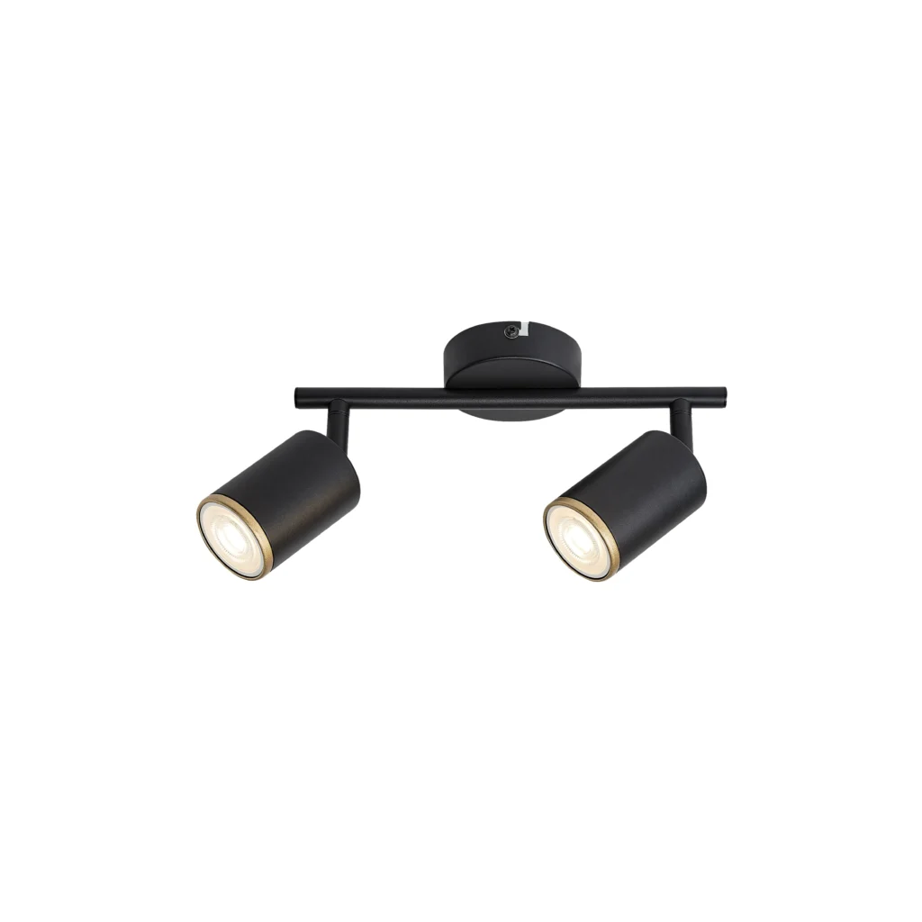 ROVE 2 GU10 Ceiling Spot Light BK