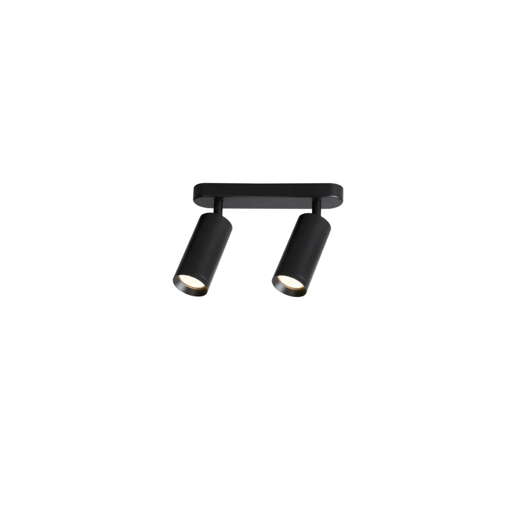 LYRA 2 GU10 Ceiling Spot Light BK