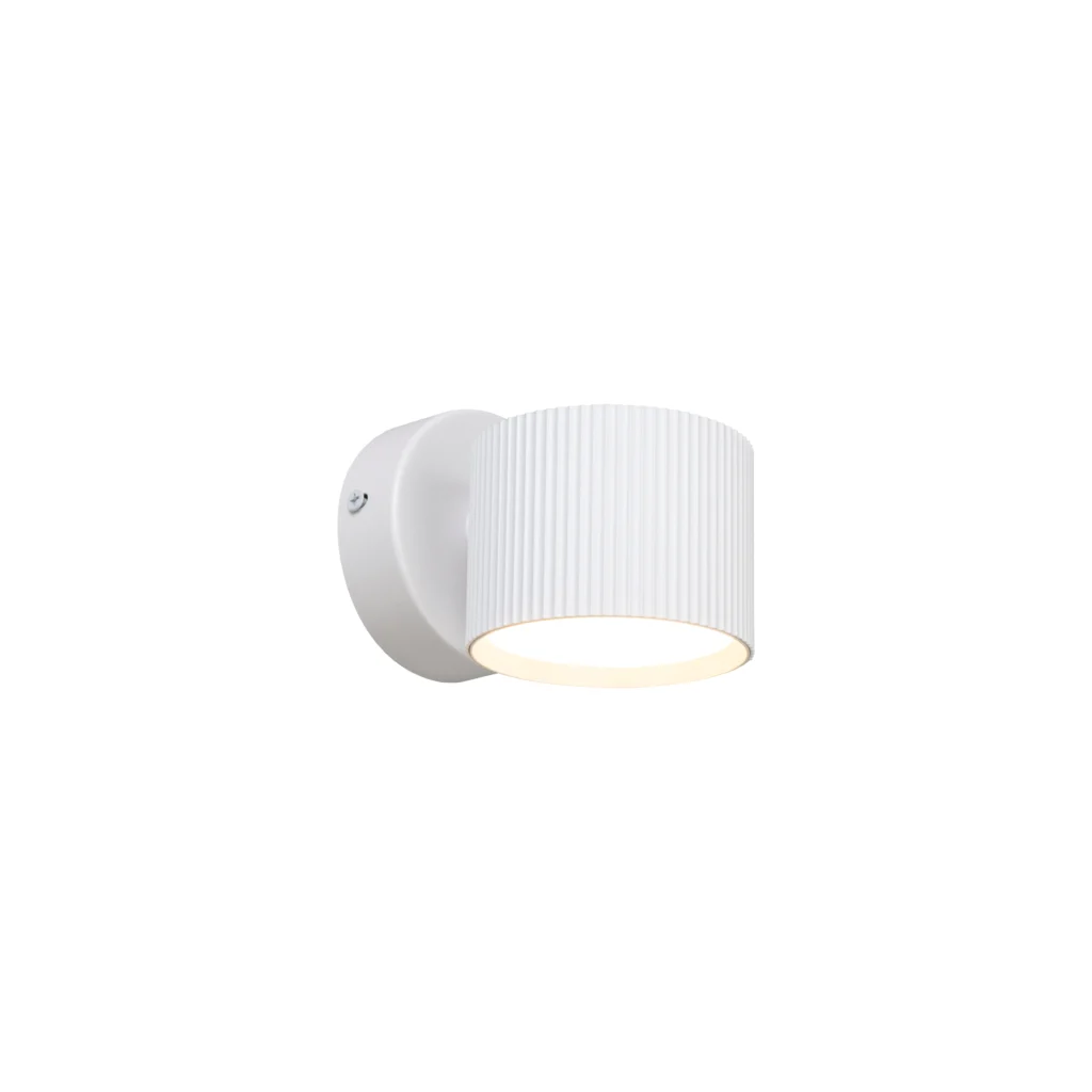 NOVA 1 GX53 Vertical Fine Ftripes Wall Lighting WH