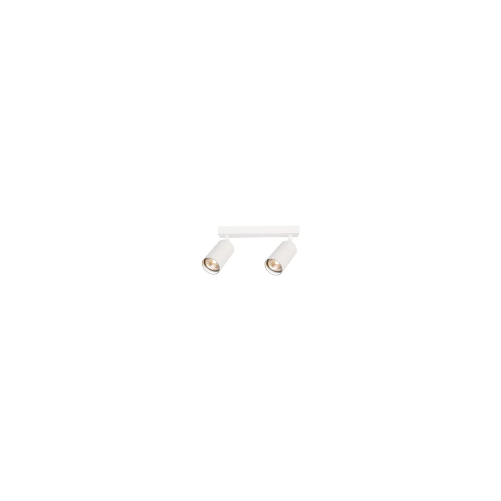 LUX 2 GU10 Ceiling Spot Light WH