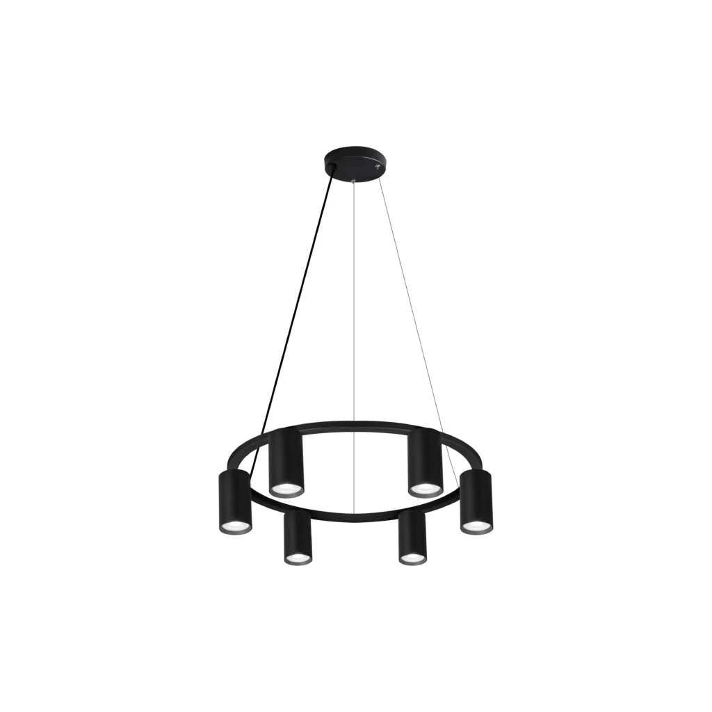 LUNA 6 GU10 Pendant-B BK