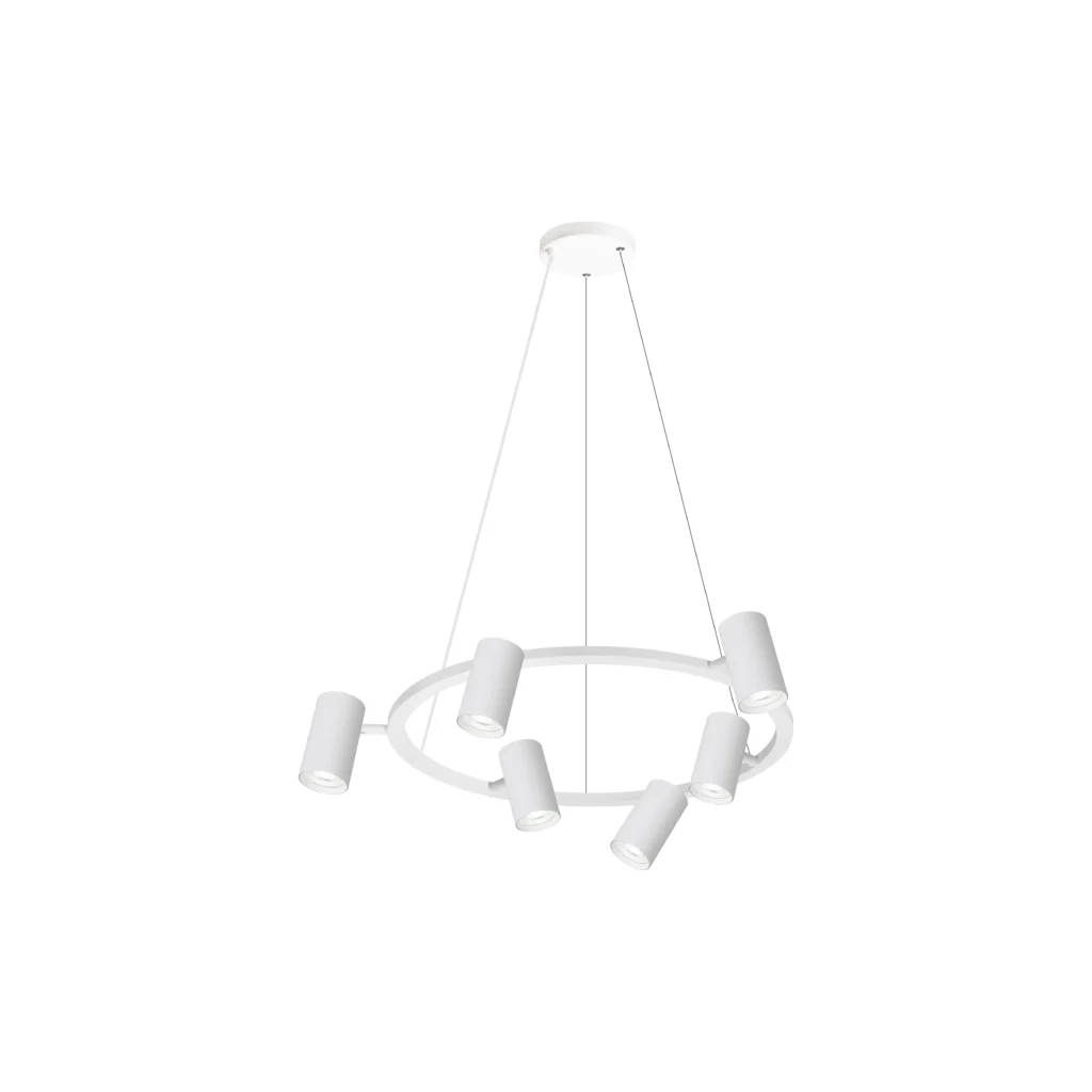 LUNA 6 GU10 Pendant-A WH