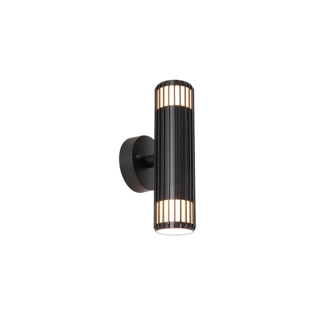Arabella 2 GU10 IP54 Outdoor Wall Lamp BK