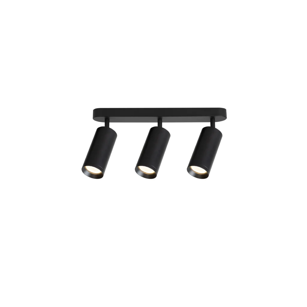 LYRA 3 GU10 Ceiling Spot Light BK